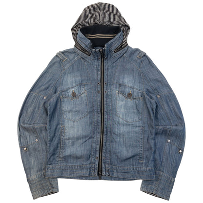 Vintage 2000s PPFM Lightweight Denim Jacket Size S