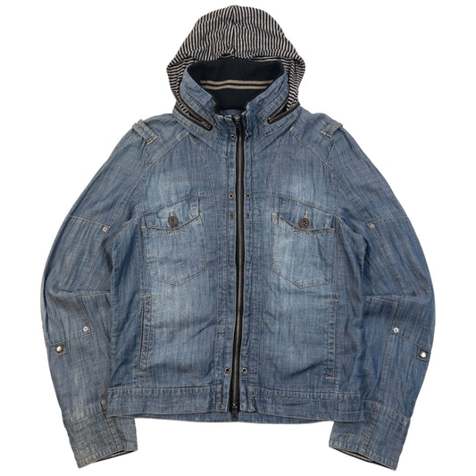 Vintage 2000s PPFM Lightweight Denim Jacket Size S