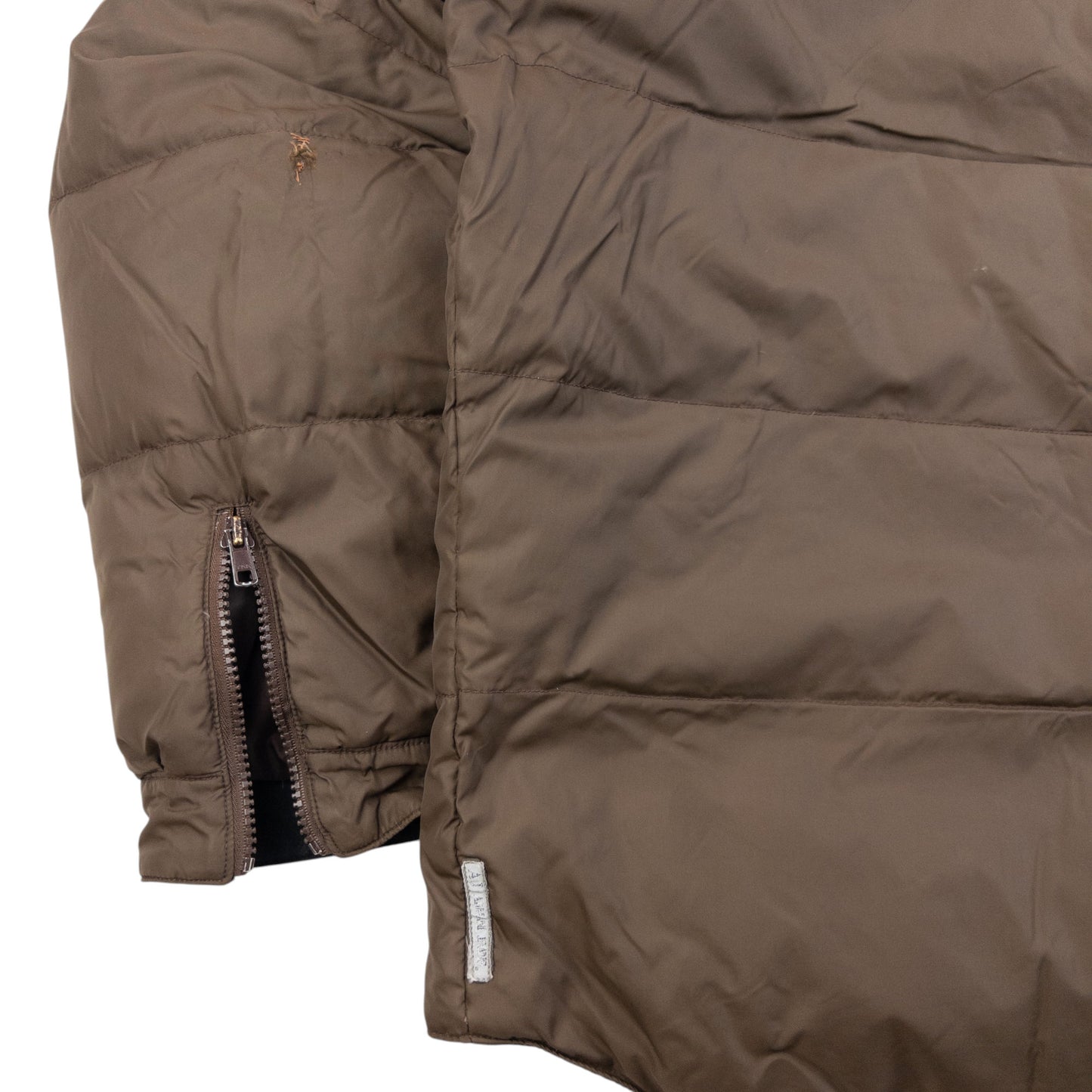 Vintage Armani Jeans Zip Up Puffer Jacket Size