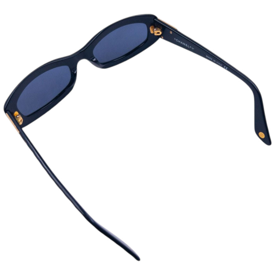 Vintage 2000s Chanel Embossed Sunglasses