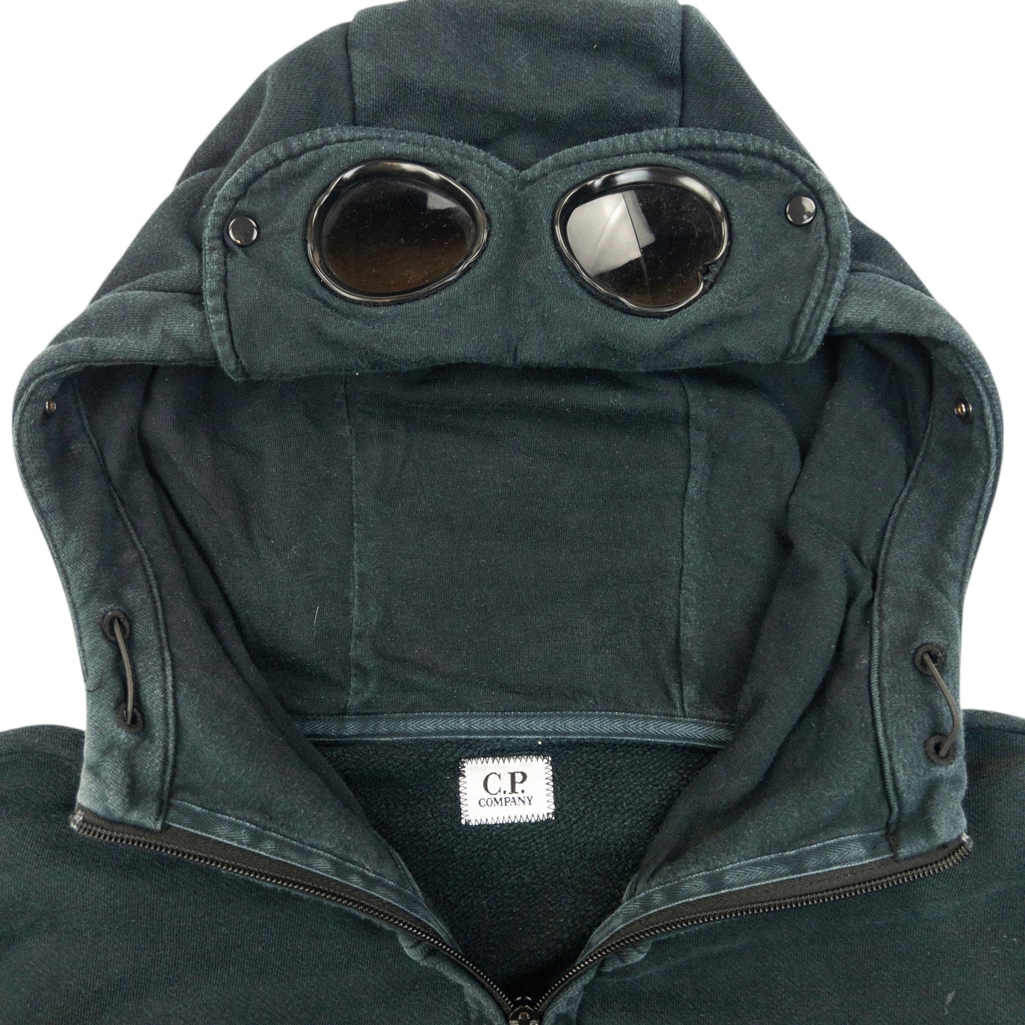 Vintage CP Company Goggle Hood Zip Up Hoodie Size L