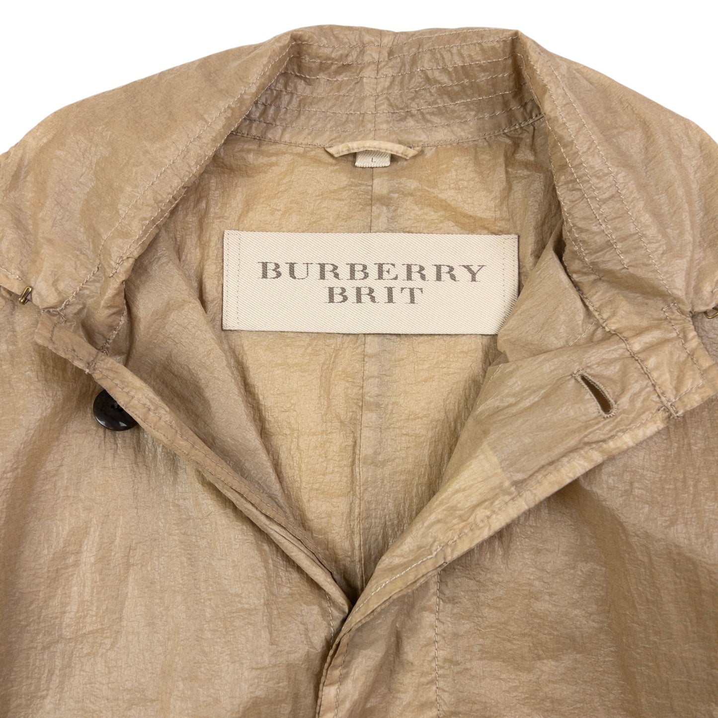 Vintage Burberry Brit Lightweight Rain Jacket Size M