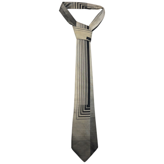 Vintage 90s Gianni Versace Geometric Silk Tie