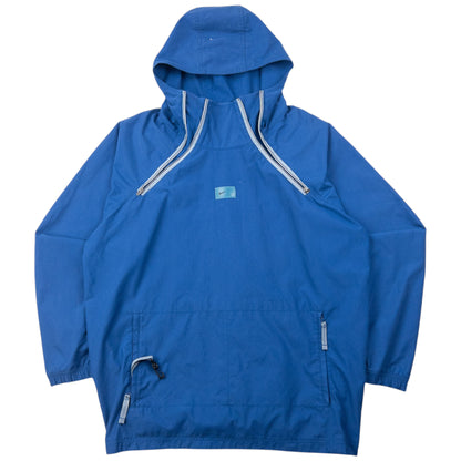 Vintage 2000s Nike Double Q Zip Hooded Jacket Size L