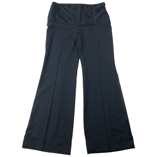Vintage 2000s Dolce & Gabbana Cummerbund Waist Wide Leg Trousers Size W30