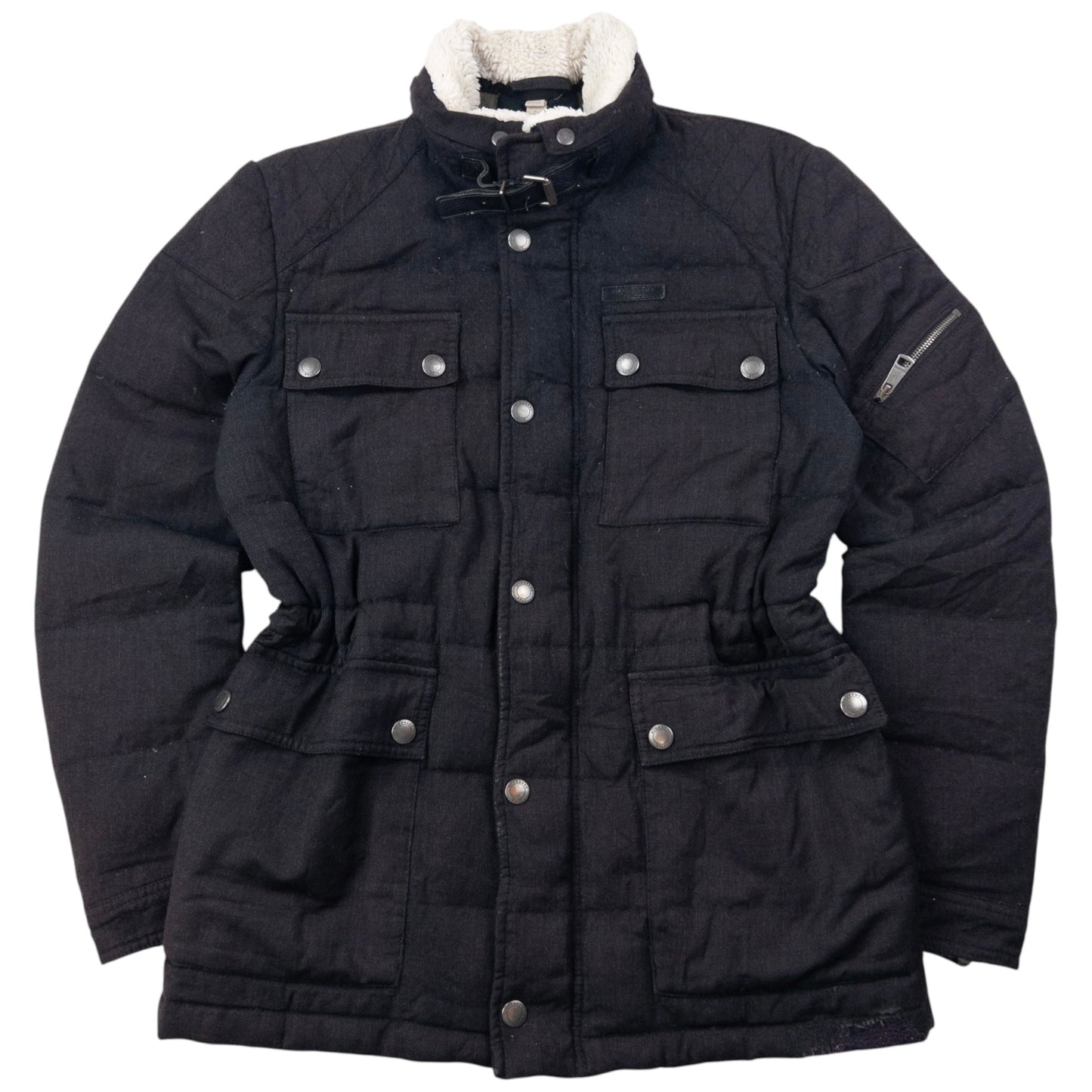 Burberry Brit Fleece Collar Padded Jacket Size S
