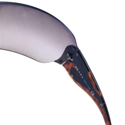 Vintage 2000s Prada Tortoise Shell Swirl Sunglasses