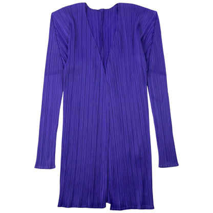 Vintage 90s Pleats Please By Issey Miyake Pleated Cardigan Womens Size M