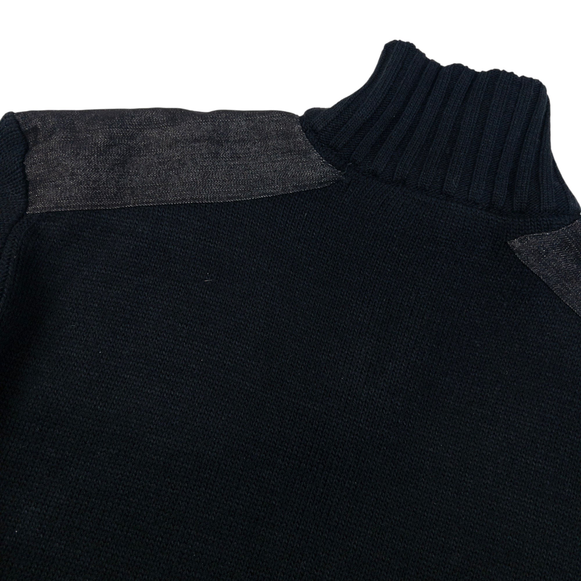 Vintage Dolce & Gabbana Q Zip Knit Jumper Size L