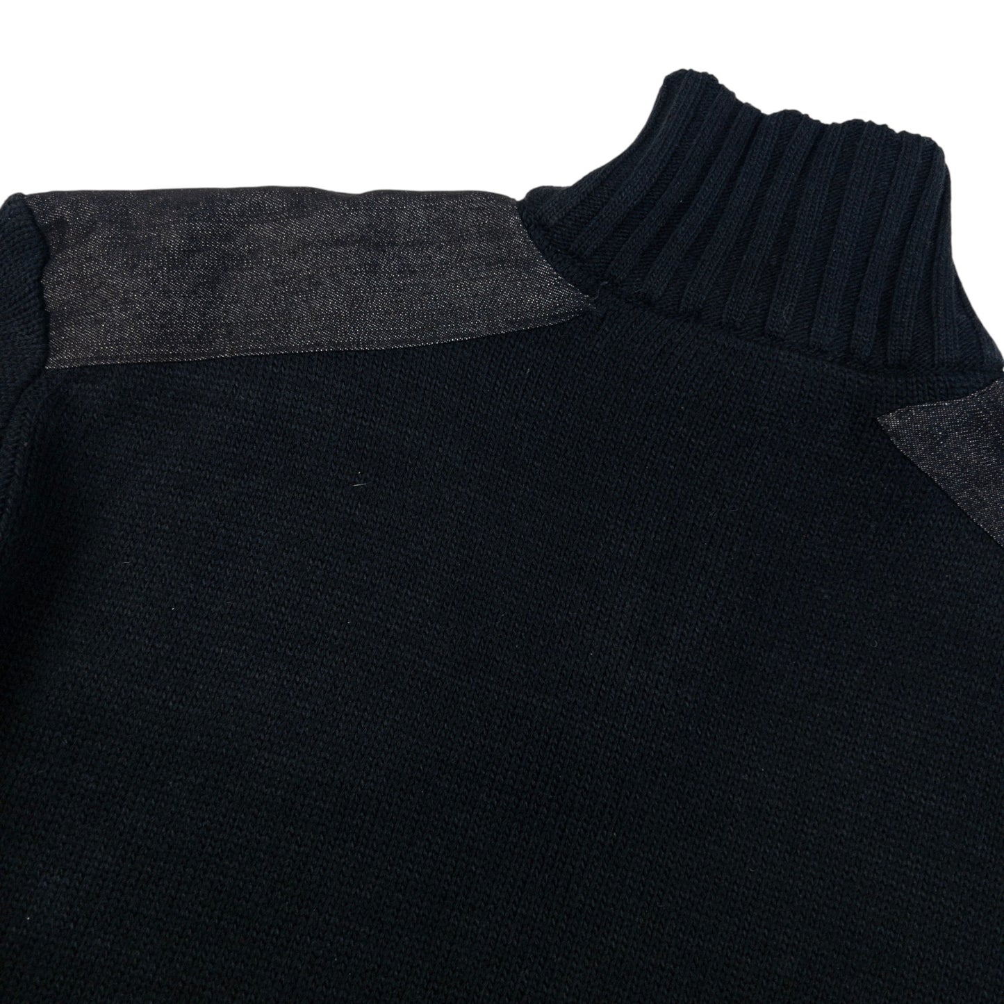 Vintage Dolce & Gabbana Q Zip Knit Jumper Size L