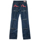 Vintage Evisu Double Gull Bondage Buckle Back Japanese Denim Jeans Size W32