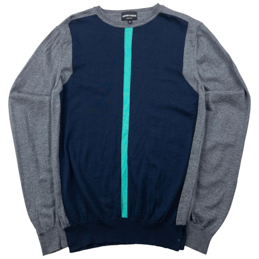 Emporio Armani Colour Block Jumper Size M