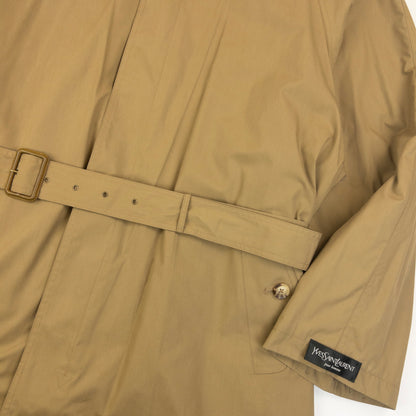 Vintage YSL Yves Saint Laurent Belt Waist Trench Jacket Size