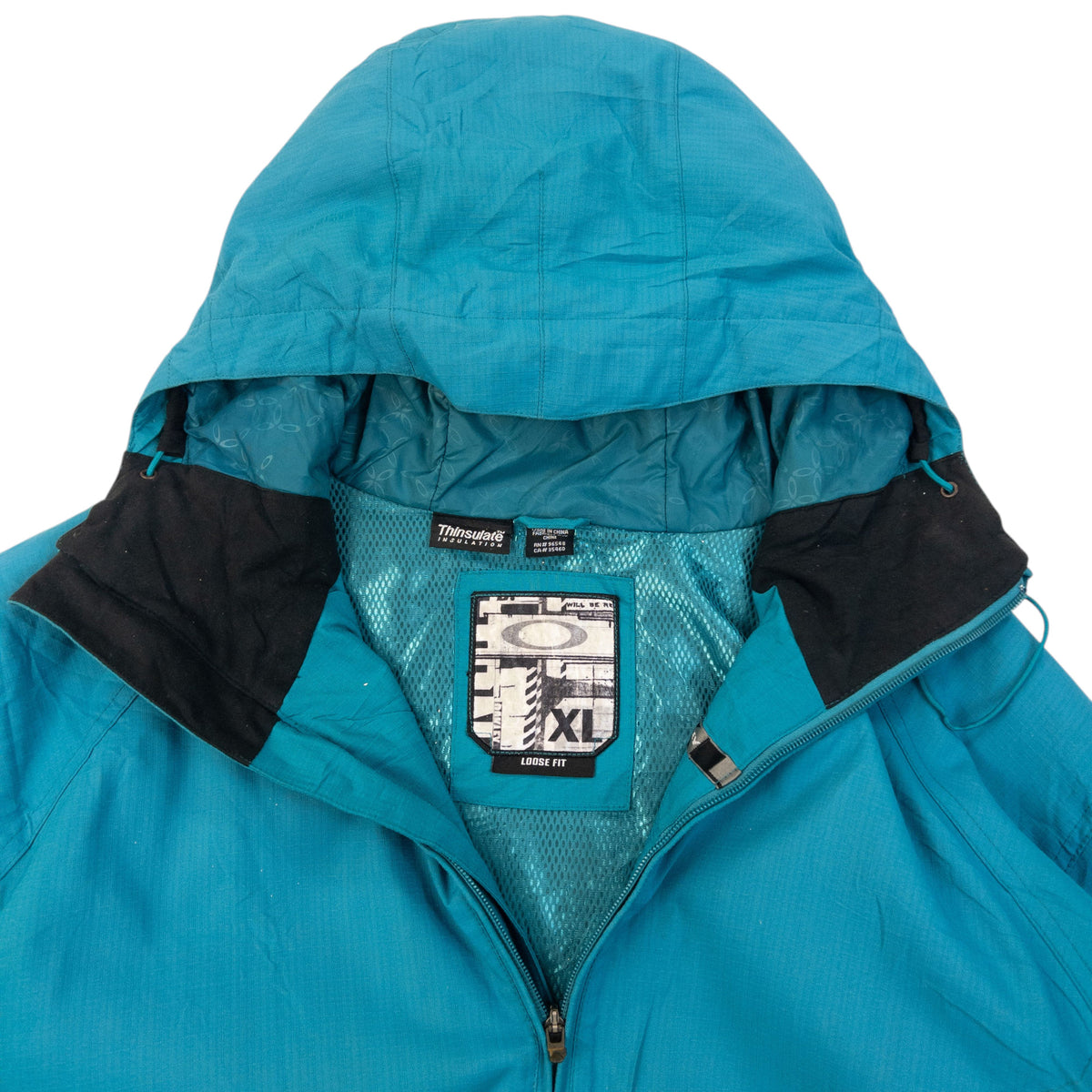 Vintage 2000s Oakley Zip Up Snowboarding Jacket Size XL