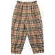 Vintage 80s Burberry Nova Check Pleated Trousers Size W26