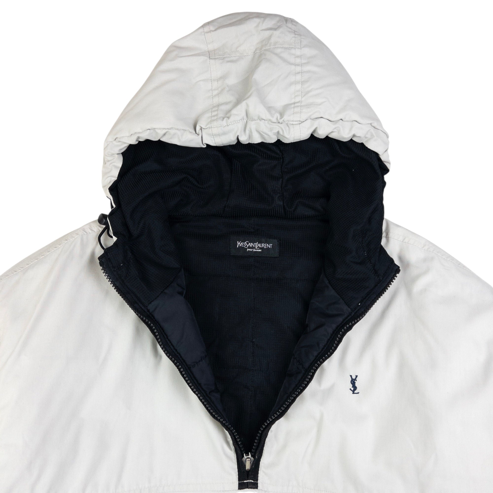 Vintage YSL Yves Saint Laurent Half Zip Padded Jacket Size L