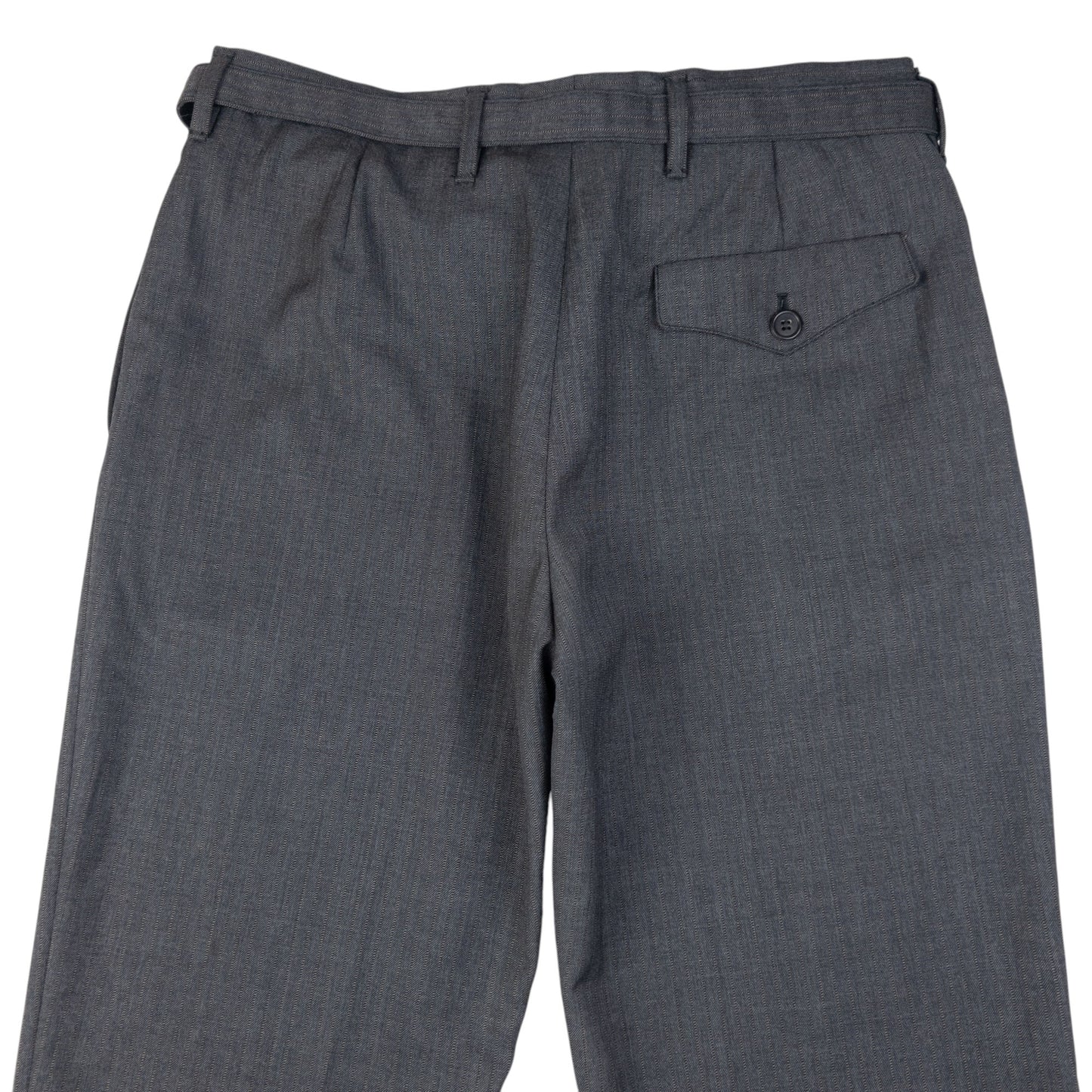 Vintage Prada Striped Belt Waist Trousers Size W28