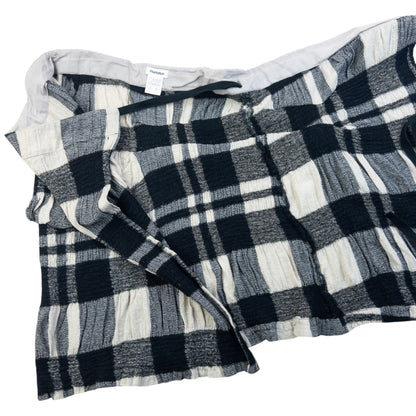 Vintage 90s Plantation By Issey Miyake Checkered Wrap Skirt Womens Size W32