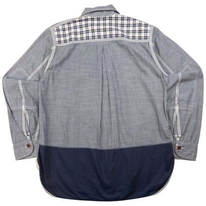 Vintage Junya Watanabe X Comme Des Garçons MAN Long Sleeve Button Up Shirt Size XS