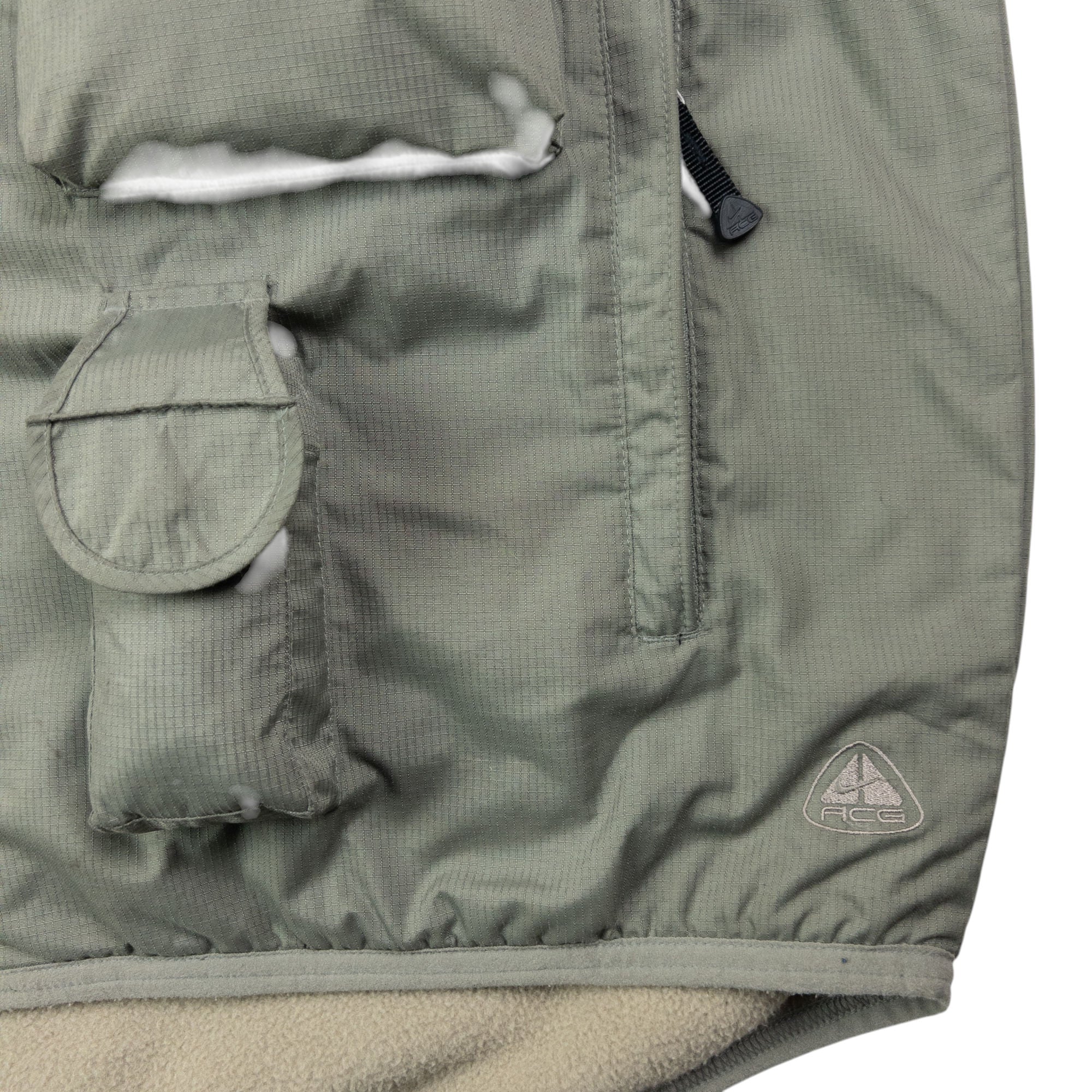 Vintage Nike ACG Fleece Lined Cargo Gilet Size XL