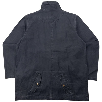 Vintage 2000s PPFM Zip Up Denim Cargo Jacket Size M