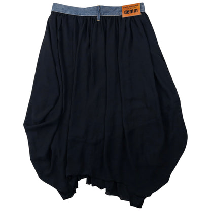 Vintage Junya Watanabe X Comme Des Garçons Denim Contrast Skirt Womens Size W28