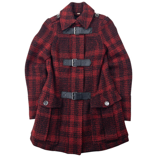 Vintage Burberry Brit Nova Check Tweed Jacket Womens Size S