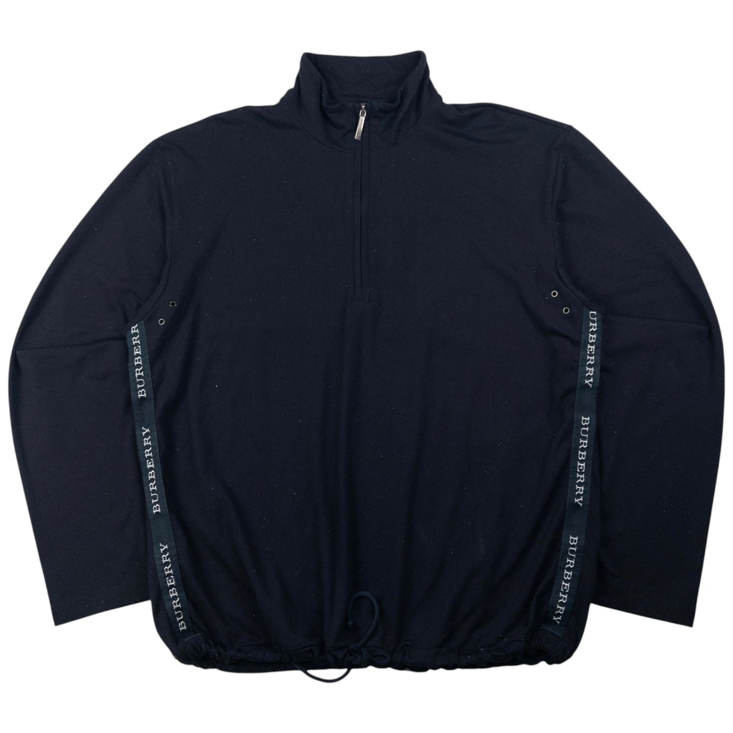 Vintage Burberry Q Zip Jumper Size M