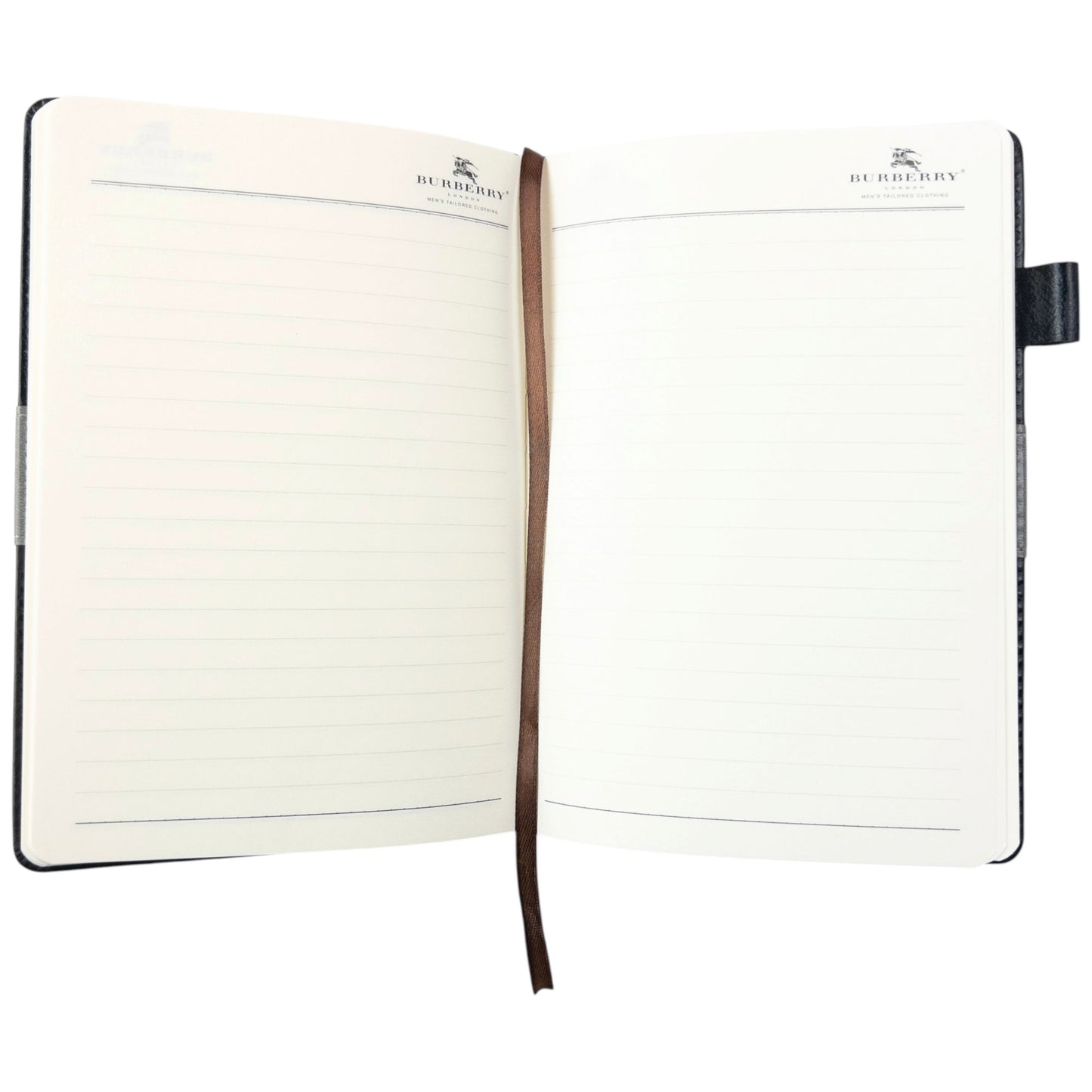Vintage 2000s Burberry Leather A5 Notebook