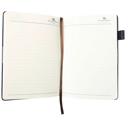 Vintage 2000s Burberry Leather A5 Notebook
