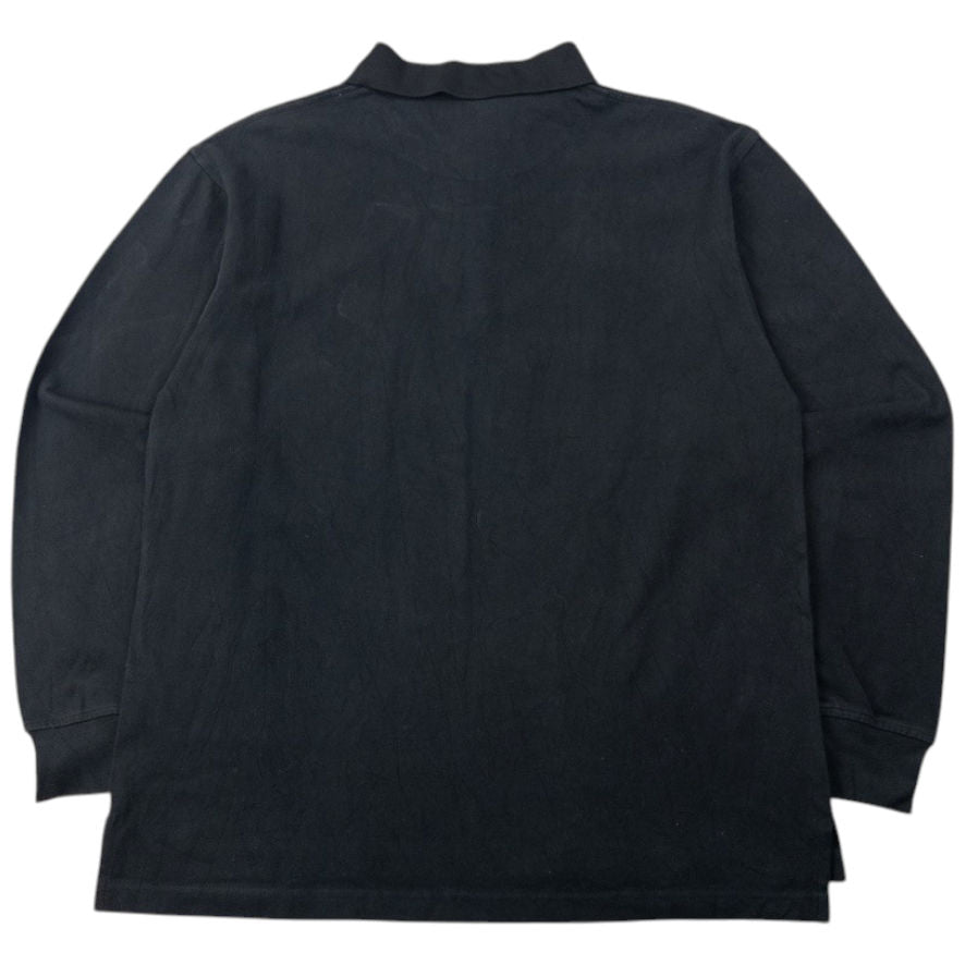 Vintage 90s Burberry Long Sleeve Polo Shirt Size S