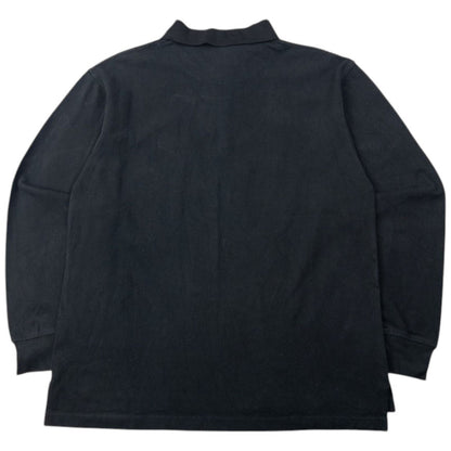 Vintage 90s Burberry Long Sleeve Polo Shirt Size S