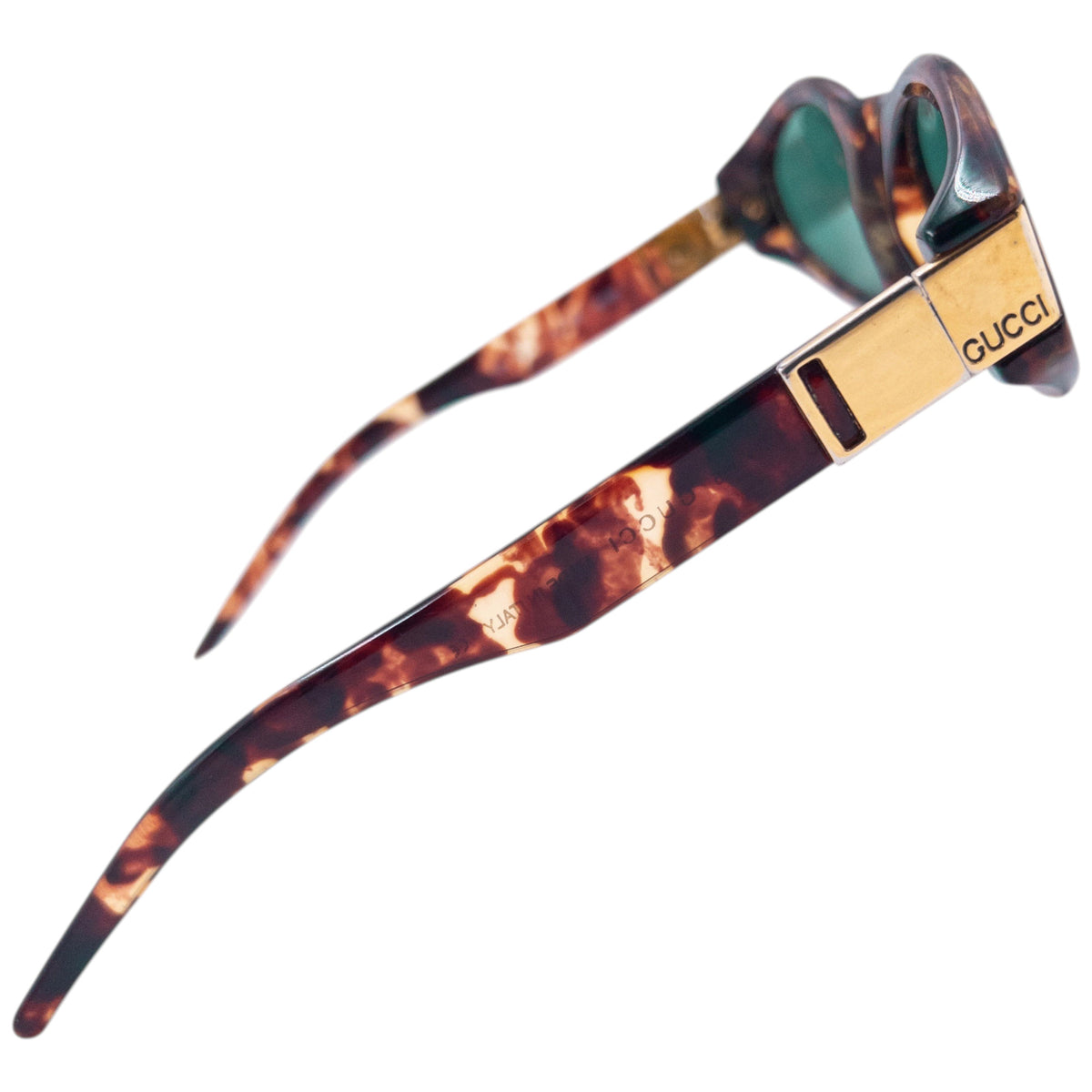 Vintage 1998 Gucci By Tom Ford Tortoise Shell Sunglasses in brown, photo 3