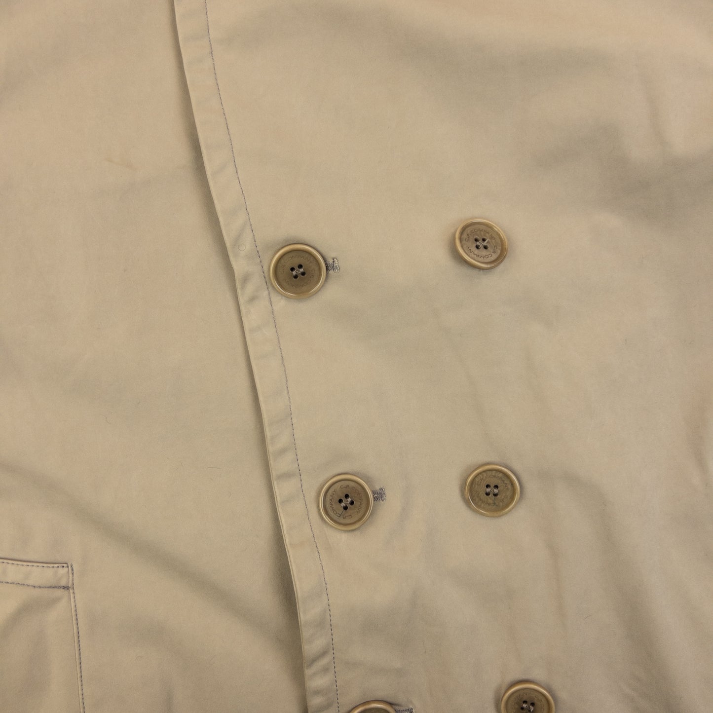 Vintage 2009 CP Company Button Up Trench Jacket Size L