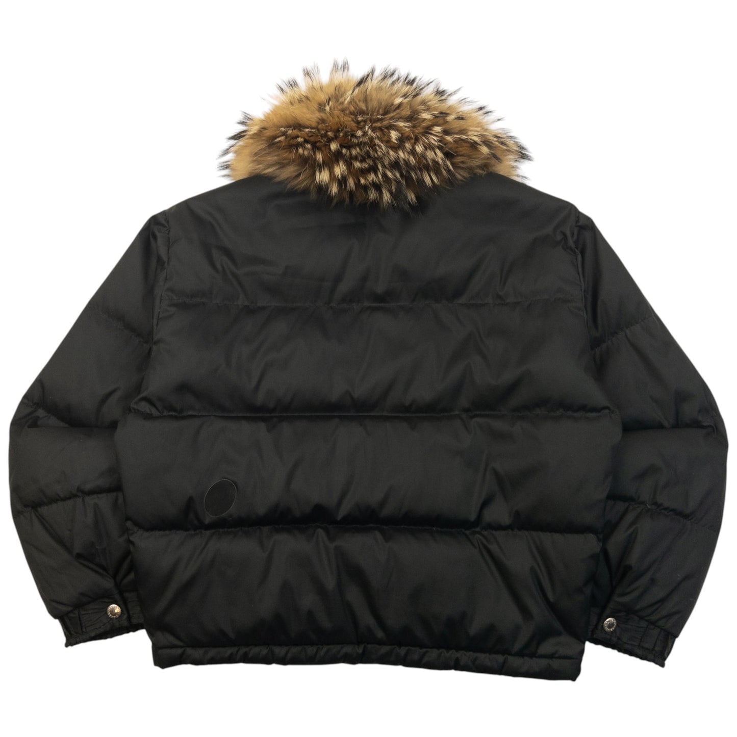 Vintage 2000s Dolce & Gabbana Fur Collar Puffer Jacket Womens Size M