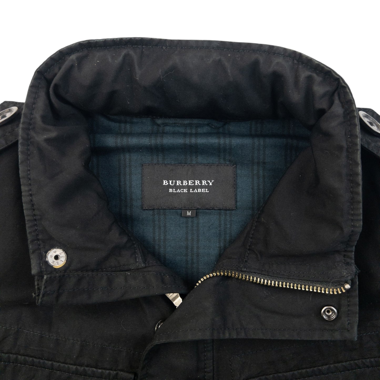 Vintage 2000s Burberry Black Label Roll-Up Sleeve Jacket Womens Size M