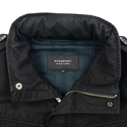 Vintage 2000s Burberry Black Label Roll-Up Sleeve Jacket Womens Size M