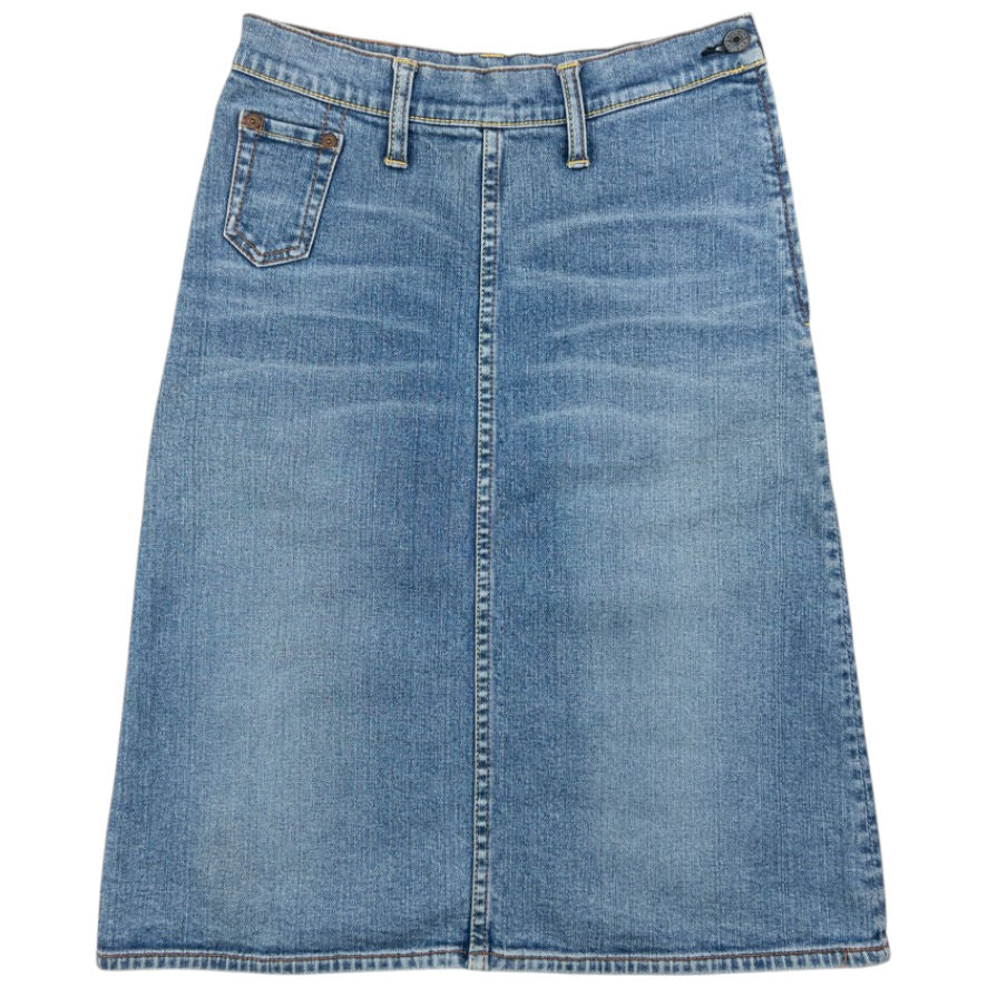 Vintage Evisu Double Gull Japanese Denim Skirt Womens Size S