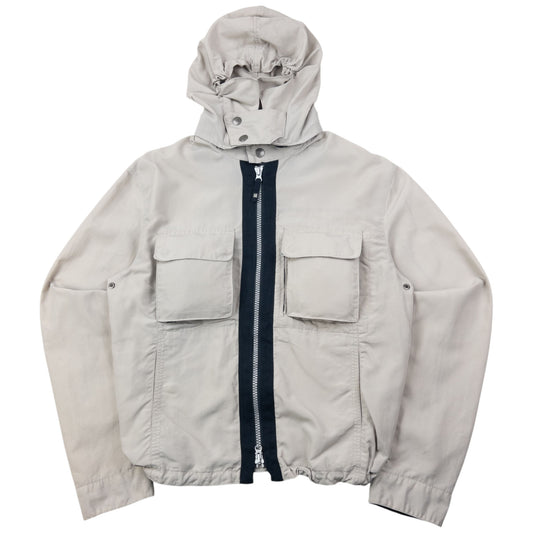 Vintage 2000s Armani Jeans Zip Up Cargo Jacket Size M