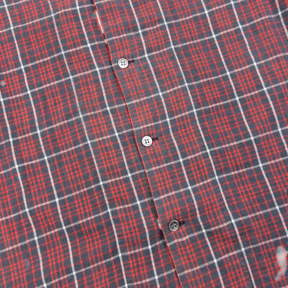Vintage 2000s Issey Miyake Checkered Long Sleeve Button Up Shirt (cotton), photo 6