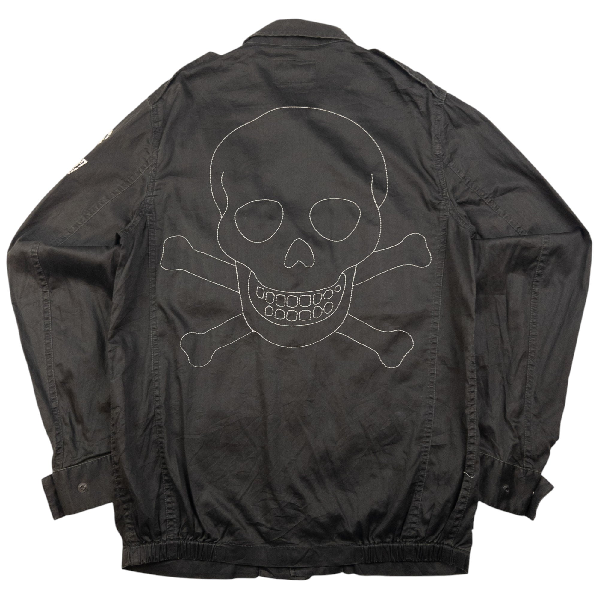 Vintage PPFM Skull Lightweight Military Jacket Size M