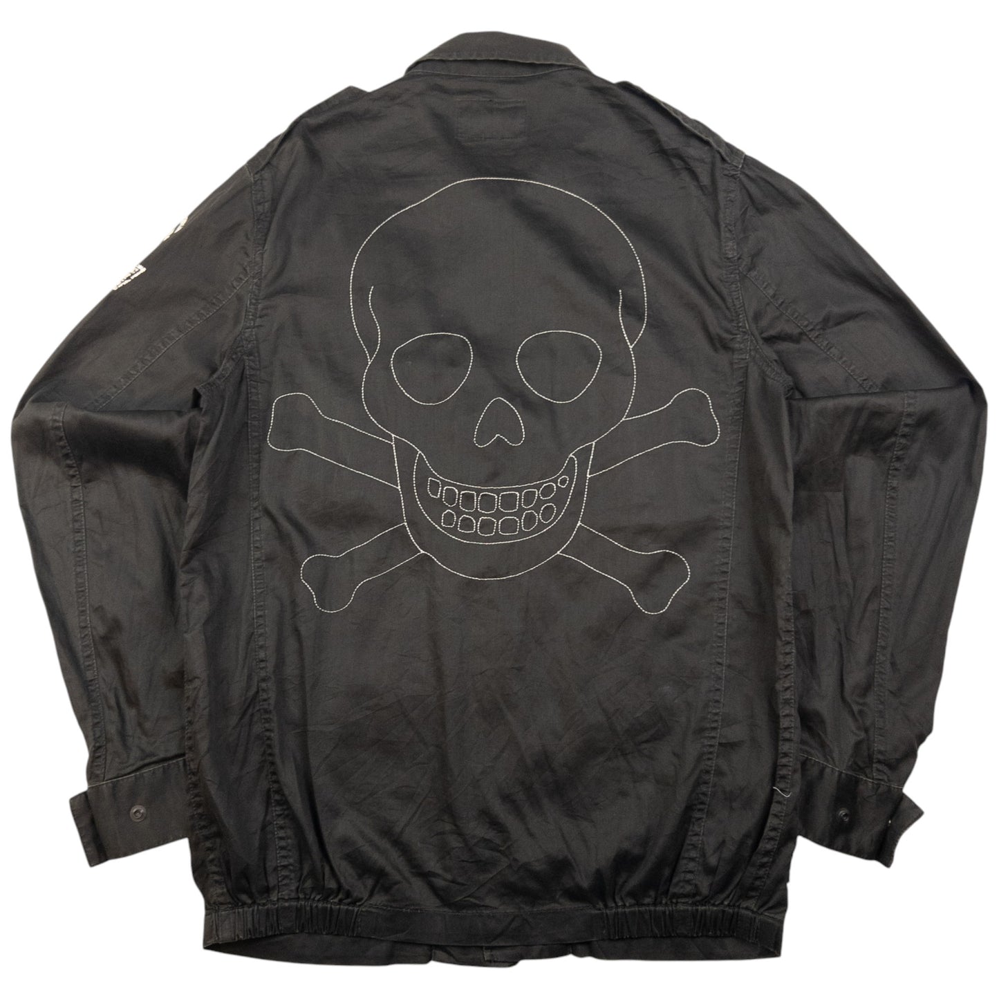 Vintage PPFM Skull Lightweight Military Jacket Size M