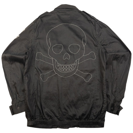 Vintage PPFM Skull Lightweight Military Jacket Size M