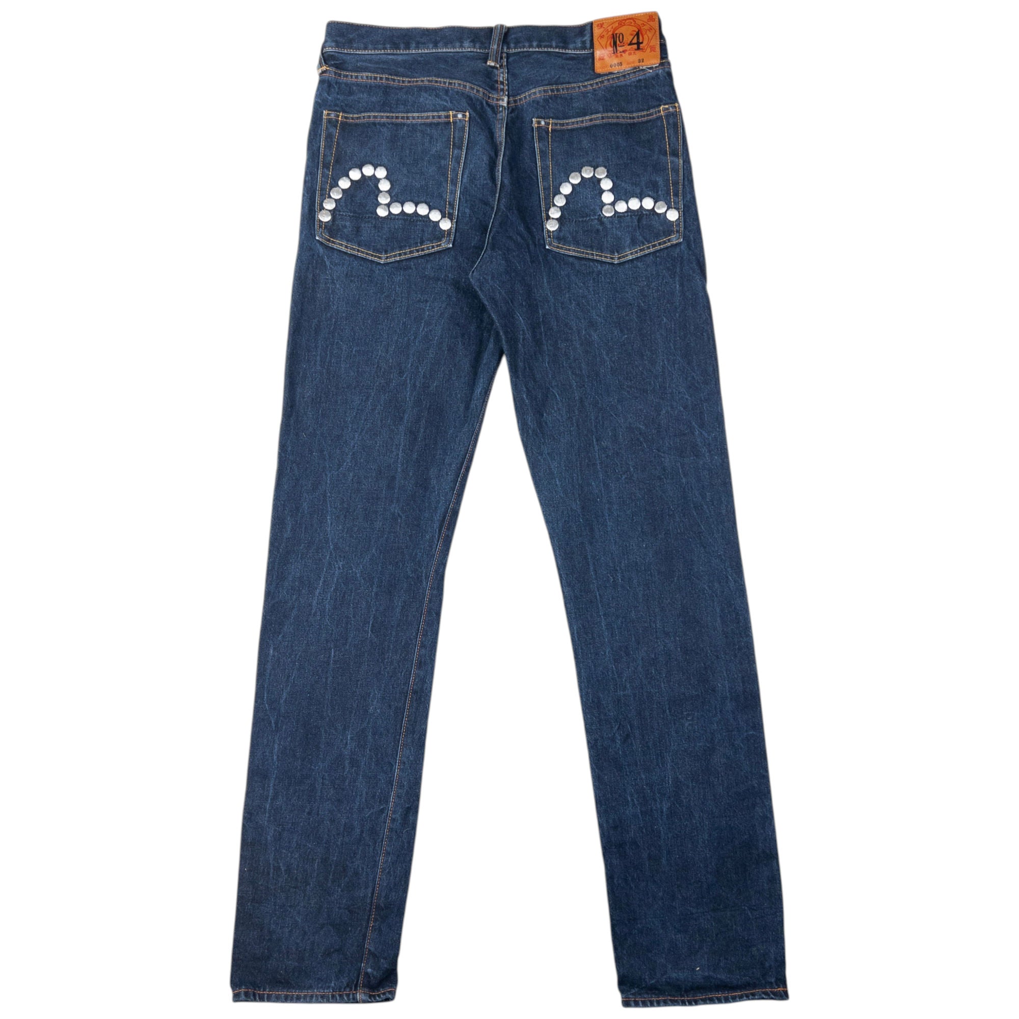 Vintage Evisu Double Gull Embroidered Japanese Denim Jeans Size W33