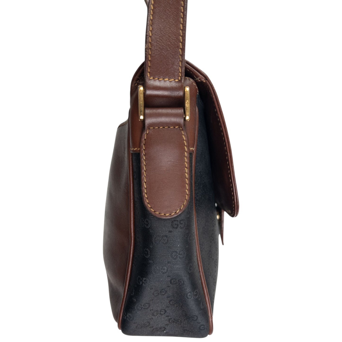 Vintage Gucci Monogram Crossbody Bag