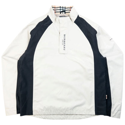 Vintage 2000s Burberry Golf Q Zip Waterproof Jacket Size L