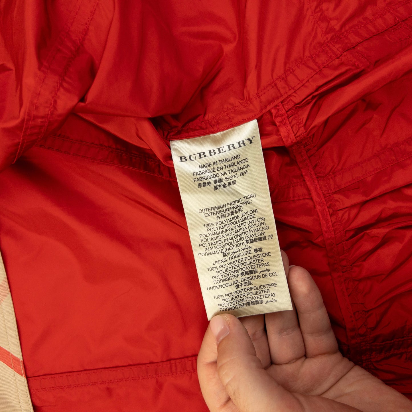 Vintage 2000s Burberry Brit Rain Jacket Womens Size S