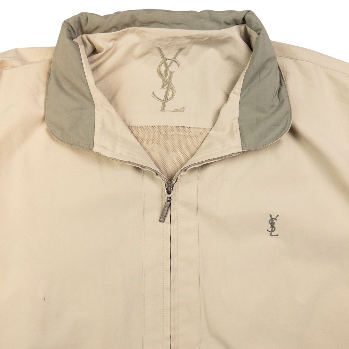 Vintage YSL Yves Saint Laurent Zip Up Jacket Size L