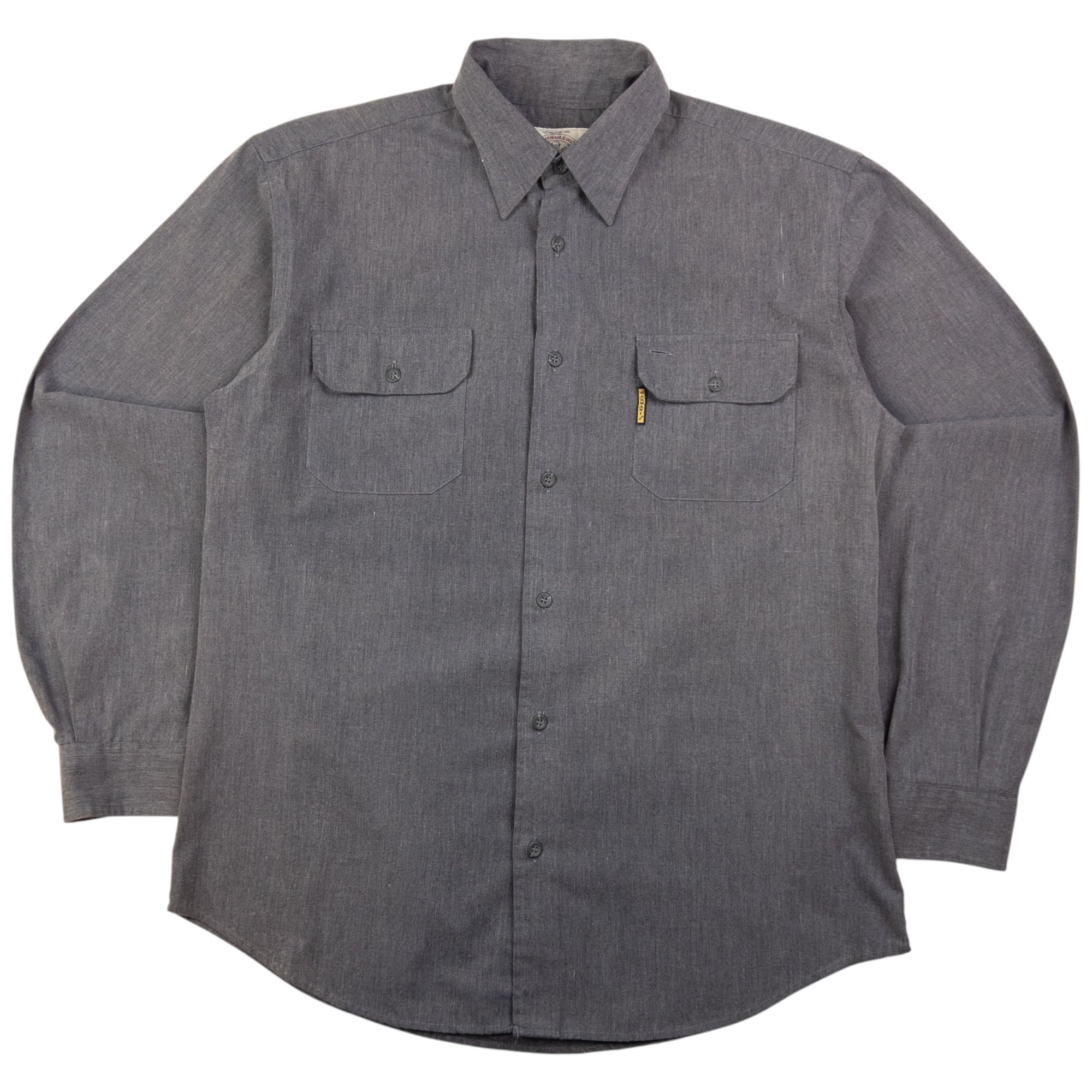 Vintage Armani Jeans Long Sleeve Button Up Shirt Size L
