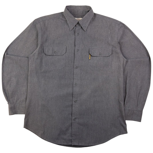 Vintage Armani Jeans Long Sleeve Button Up Shirt Size L